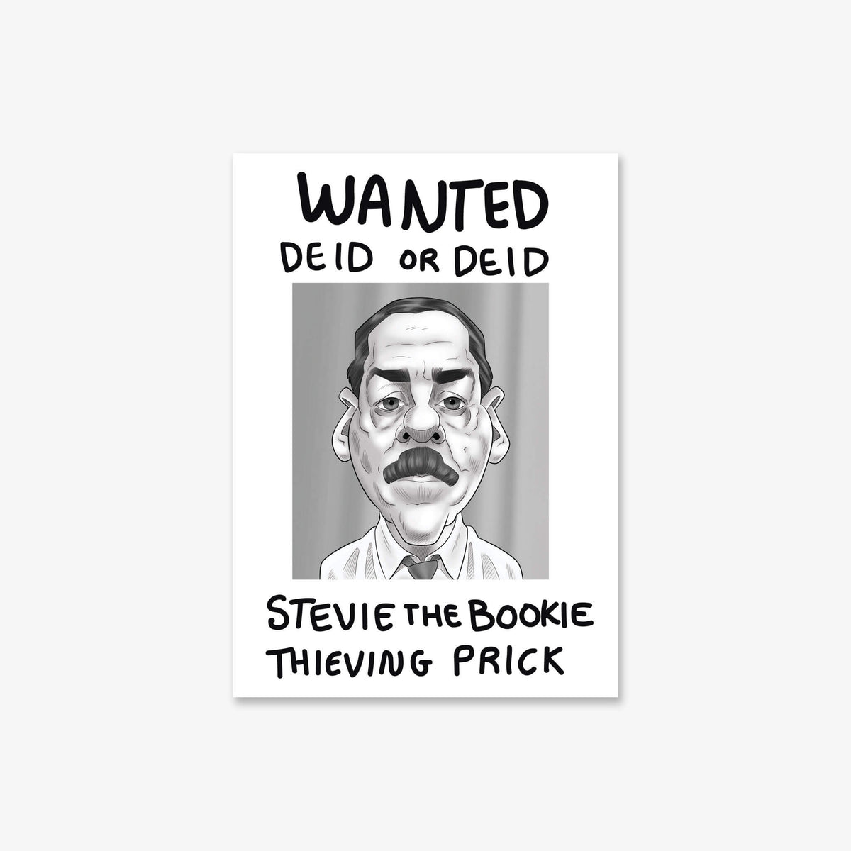 A3 art poster with Deid of Deid design