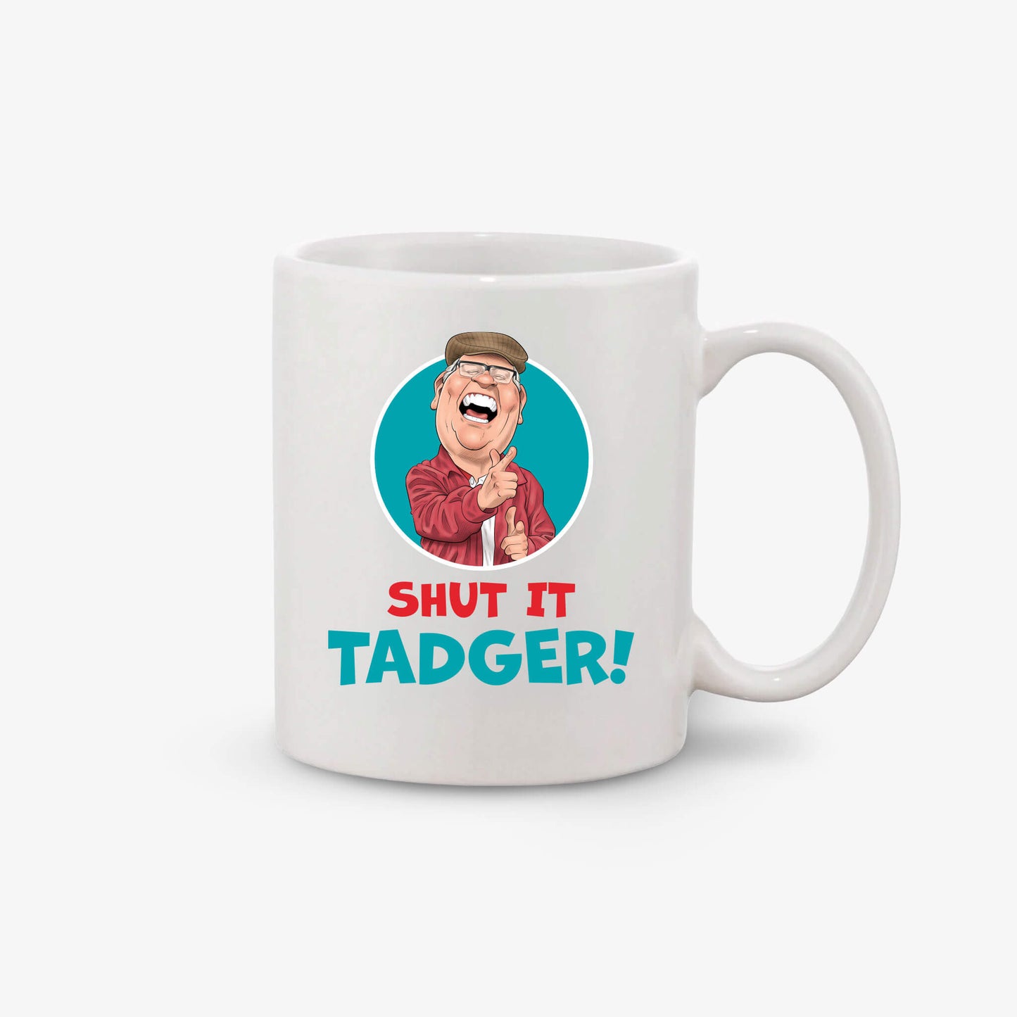 Shut It, Tadger! Ceramic Mug - White - Official Still Game