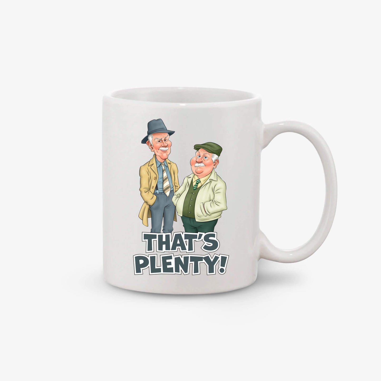 That's Plenty Ceramic Mug - White - Official Still Game