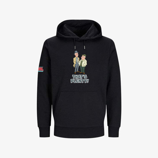 That's Plenty Hoodie - Warm Taupe - Front View - Official Still Game