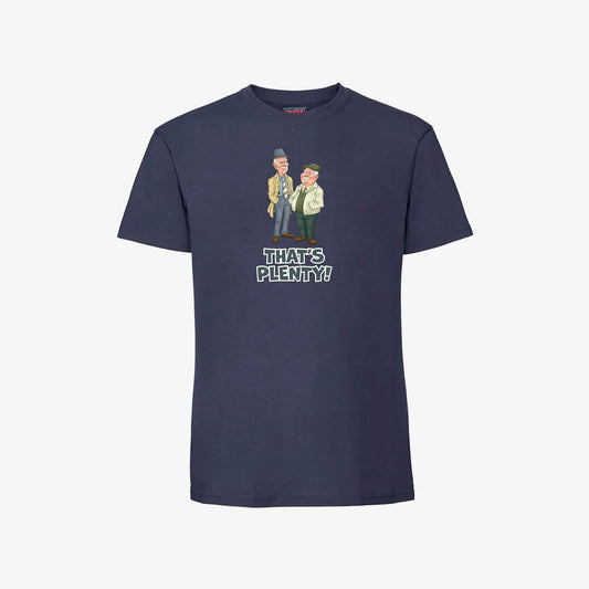 That's Plenty T-Shirt - Navy - Front View - Official Still Game