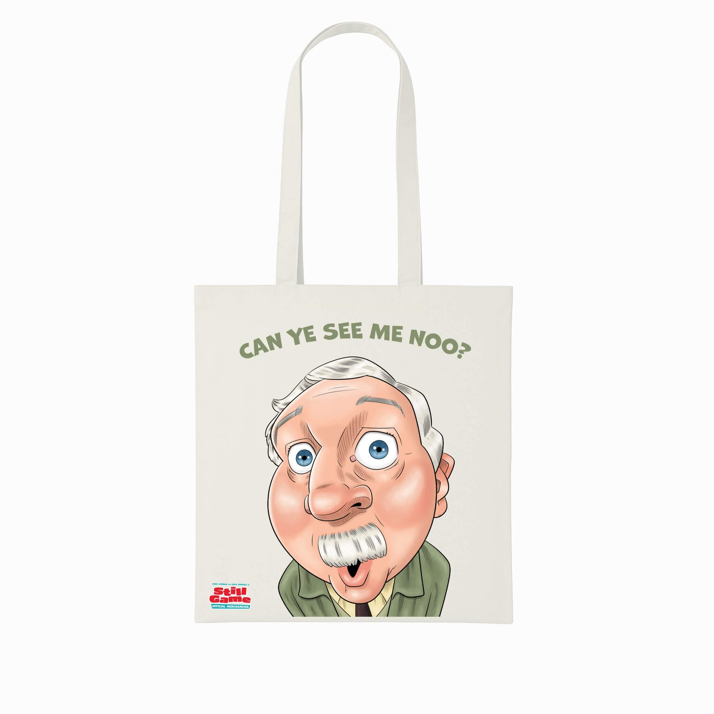 Can Ye See Me Noo Tote Bag - Natural - Official Still Game