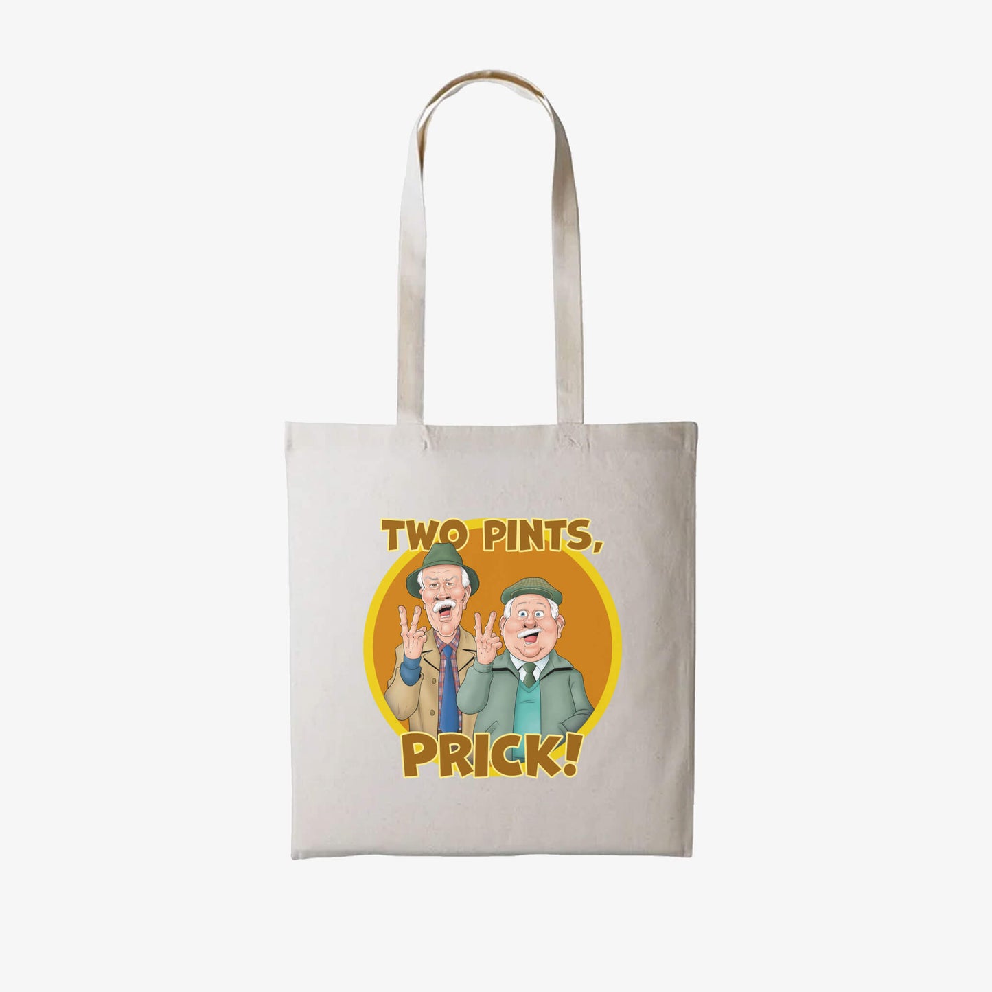 Two Pints, Prick Tote Bag - Natural - Official Still Game