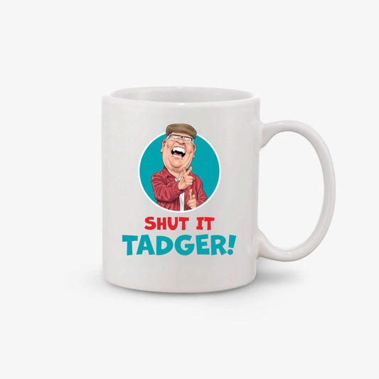 Shut It, Tadger! Ceramic Mug - White - Official Still Game
