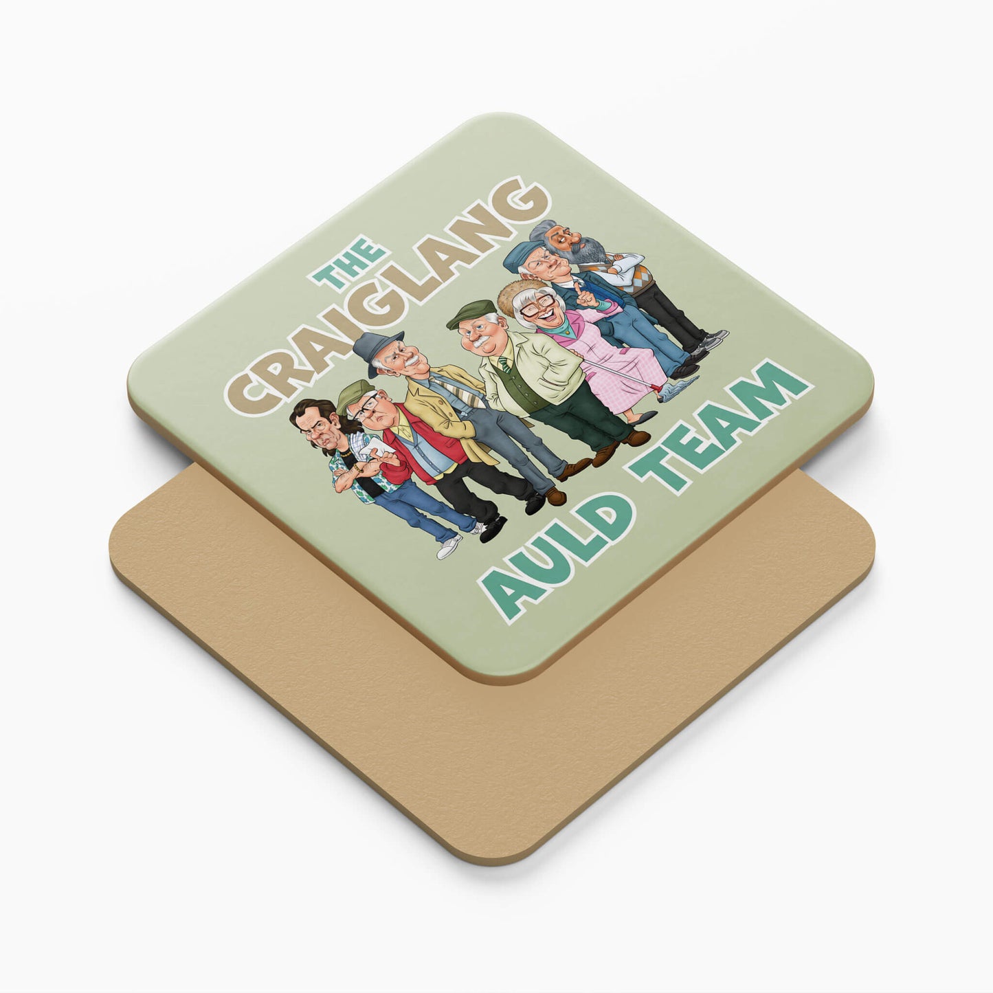 Auld Team Coaster (Set of 2) - Official Still Game