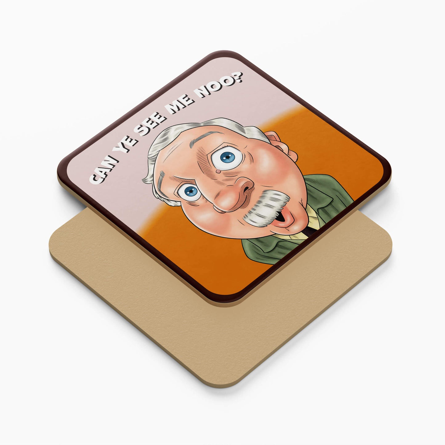 Can Ye See Me Noo Coaster (Set of 2) - Official Still Game