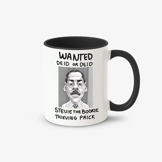 Deid Or Deid Contrast Mug - White/Black - Official Still Game