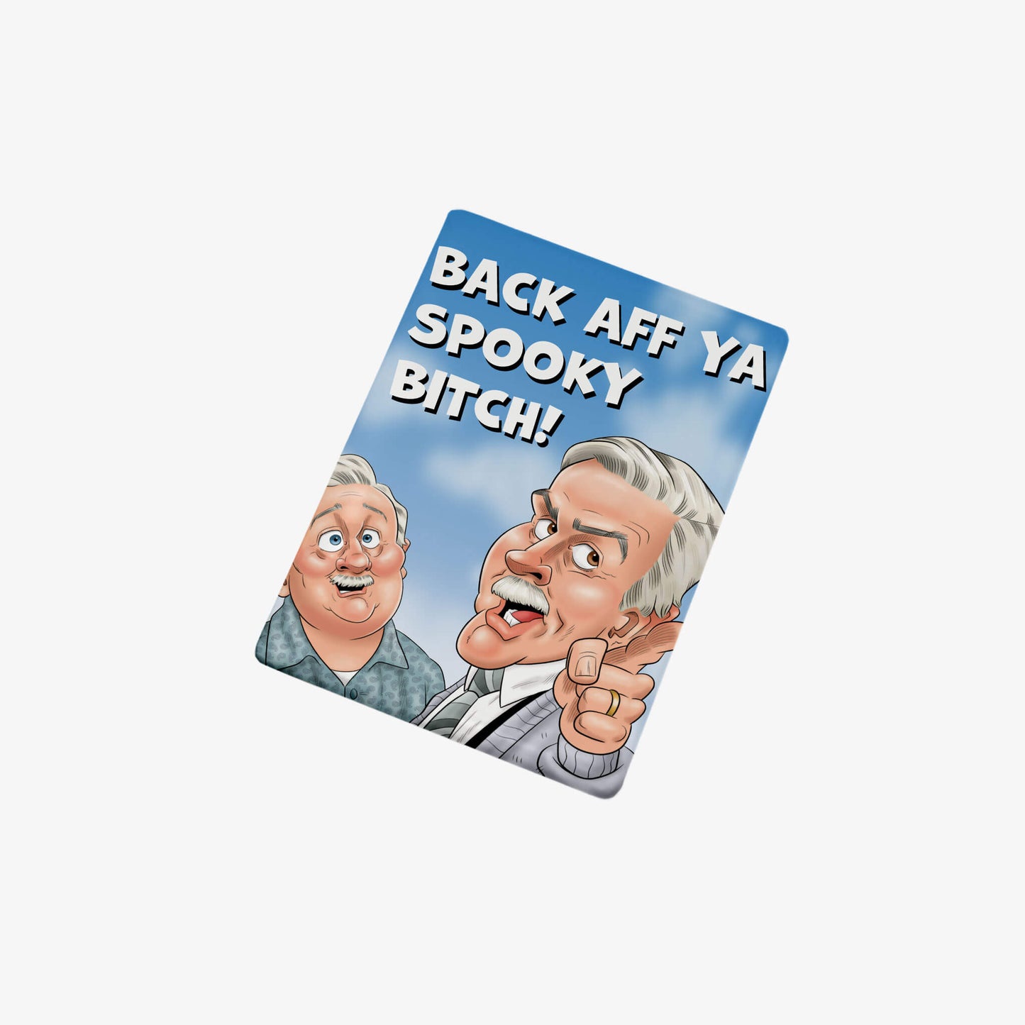 Back Aff Fridge Magnet - Official Still Game