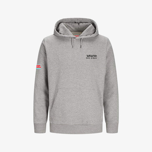 Deid Or Deid Hoodie - Light Grey - Front View - Official Still Game