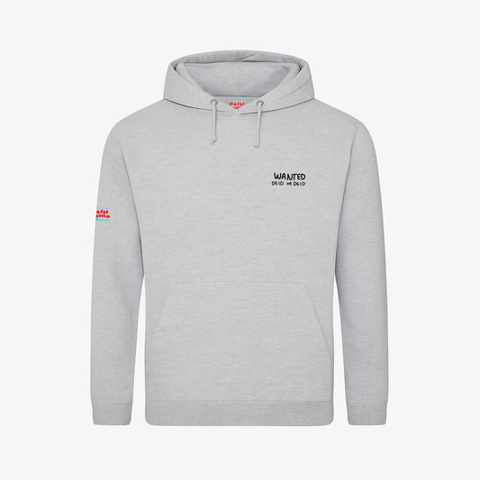 Deid Or Deid Hoodie - Light Grey - Front View - Official Still Game