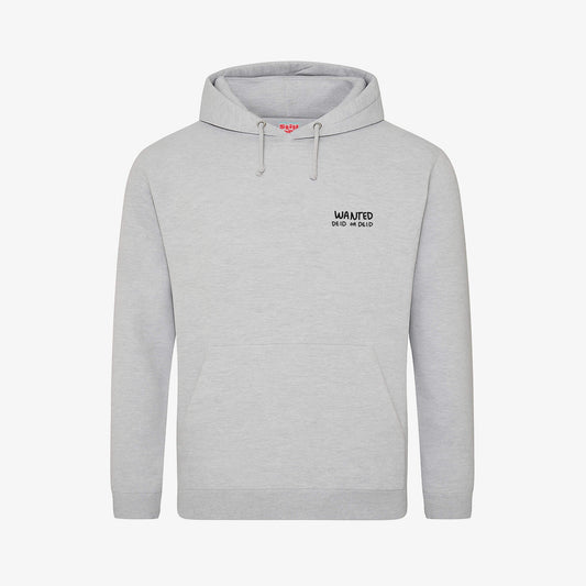 Deid Or Deid Hoodie - Light Grey - Front View - Official Still Game