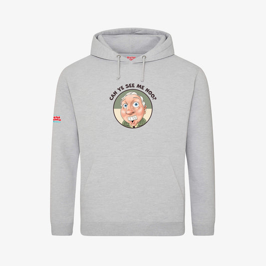 Can Ye See Me Noo Hoodie - Light Game - Front View - Official Still Game