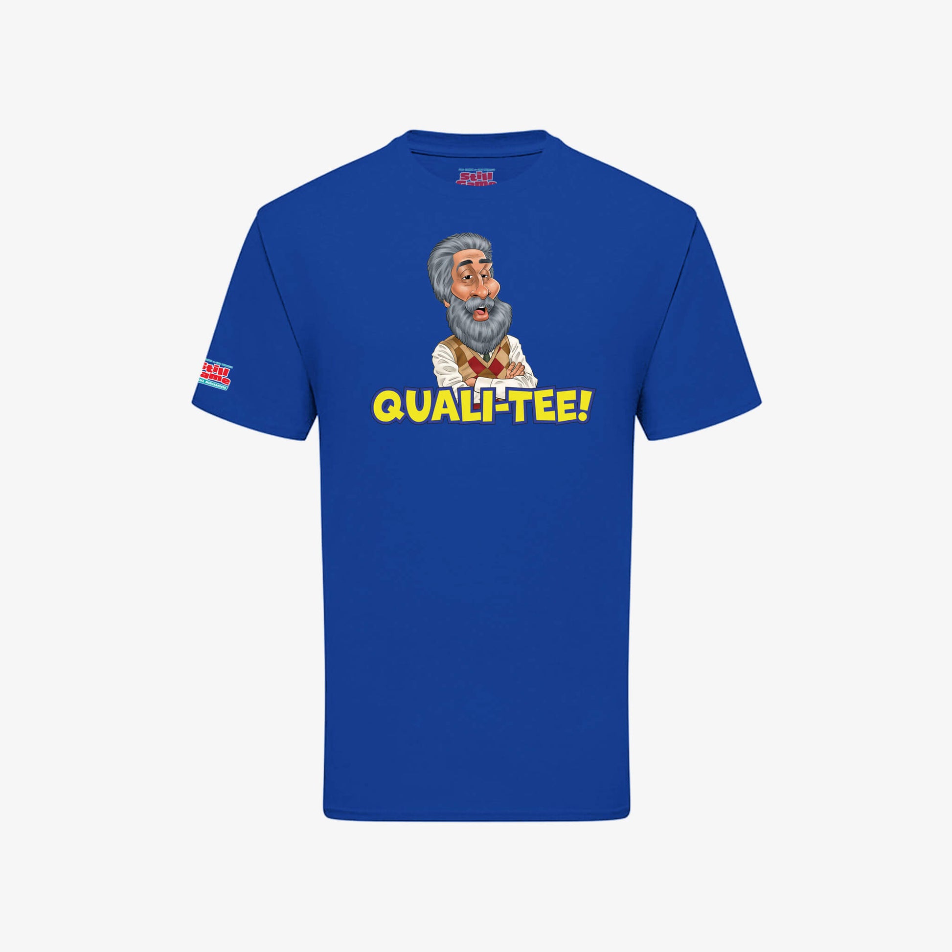 Quality T-Shirt - Royal Blue - Front View - Official Still Game