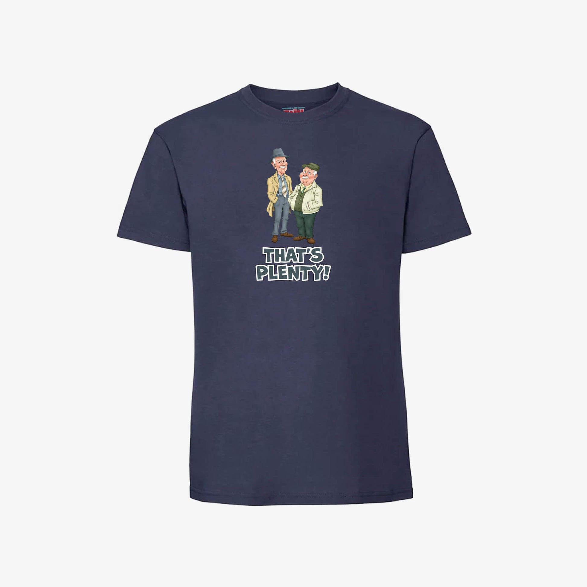That's Plenty T-Shirt - Navy - Front View - Official Still Game