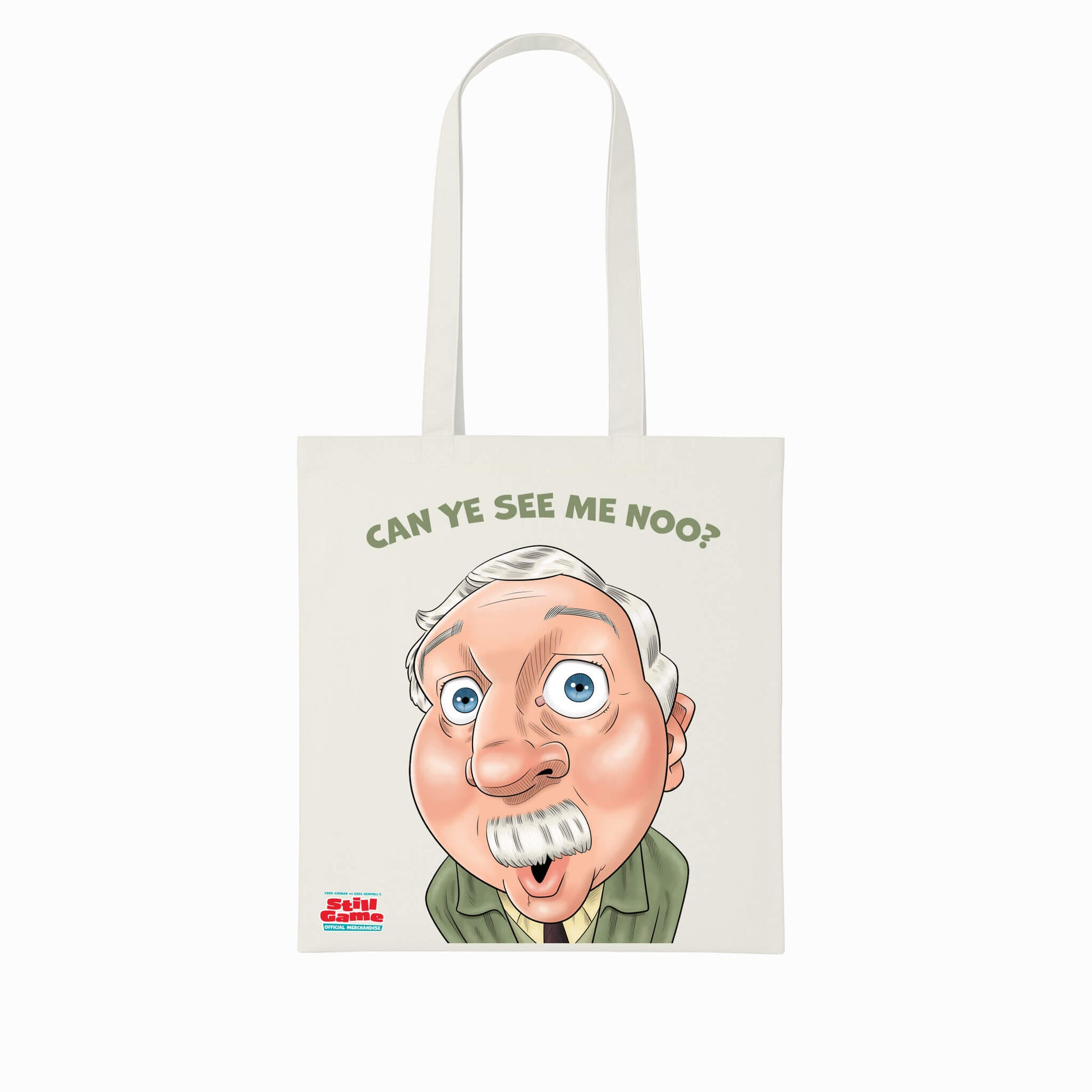 Can Ye See Me Noo Tote Bag - Natural - Official Still Game