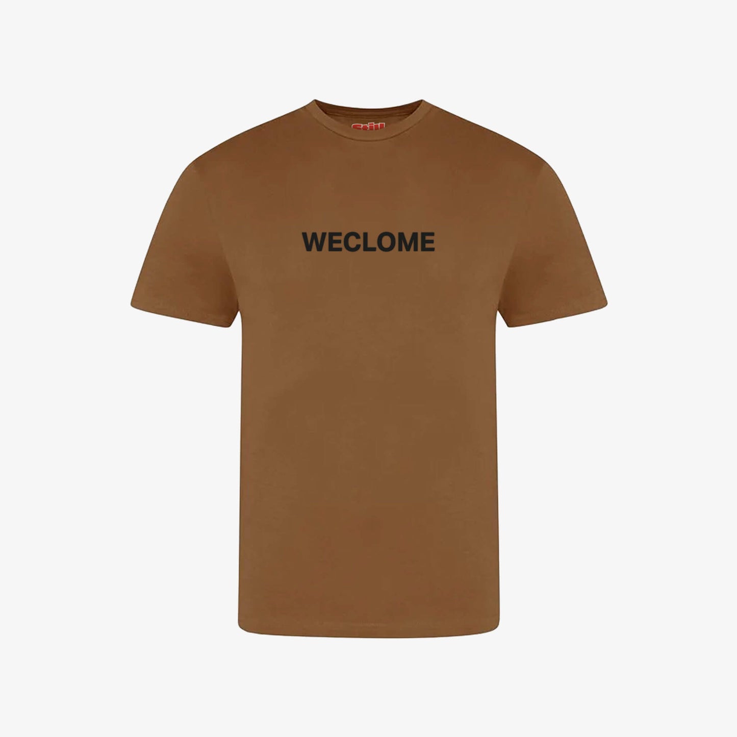 Weclome Organic Cotton T-Shirt - Caramel Toffee - Official Still Game