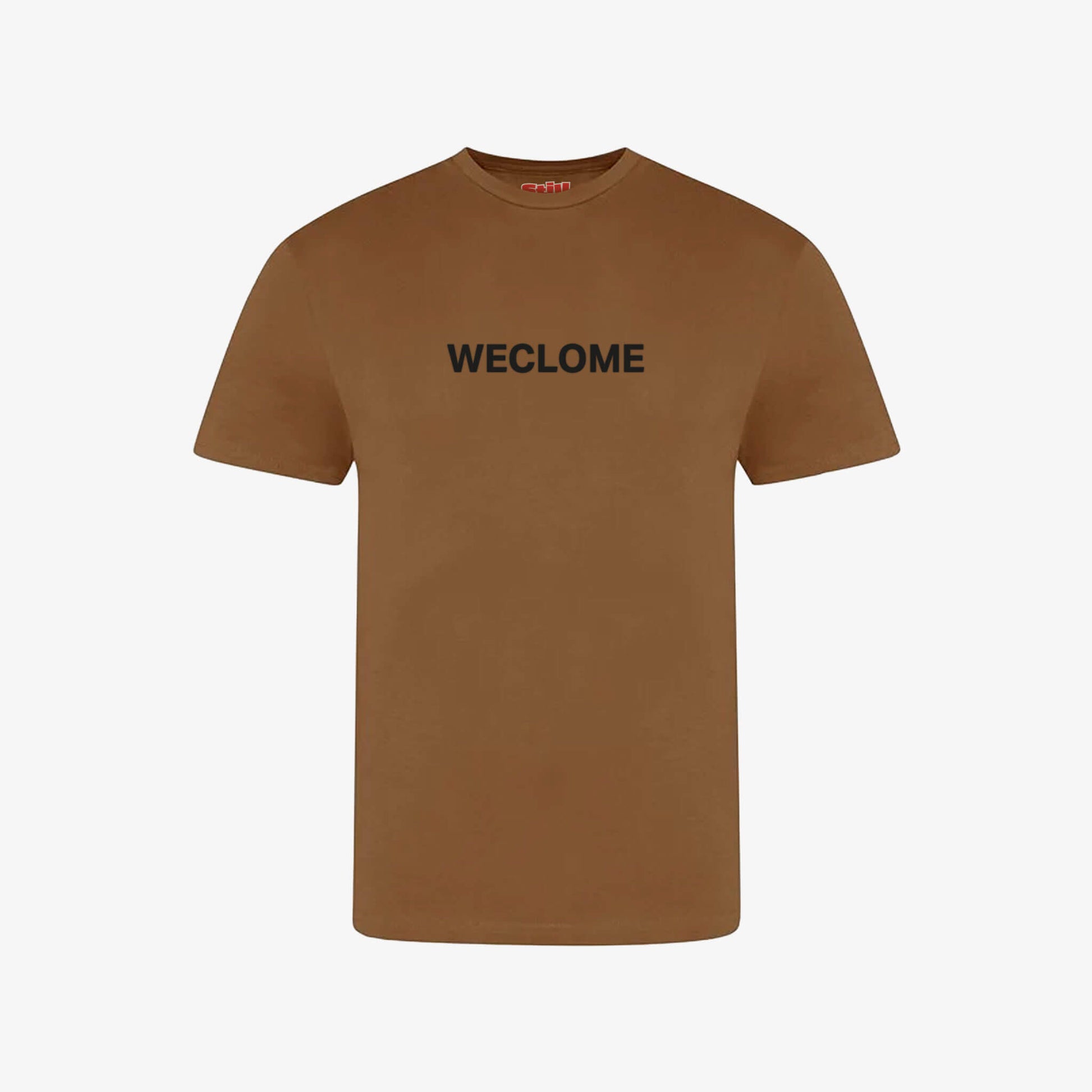 Weclome Organic Cotton T-Shirt - Caramel Toffee - Official Still Game