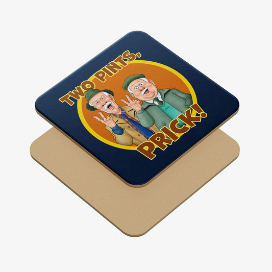 Two Pints, Prick Coaster - Black - Official Still Game