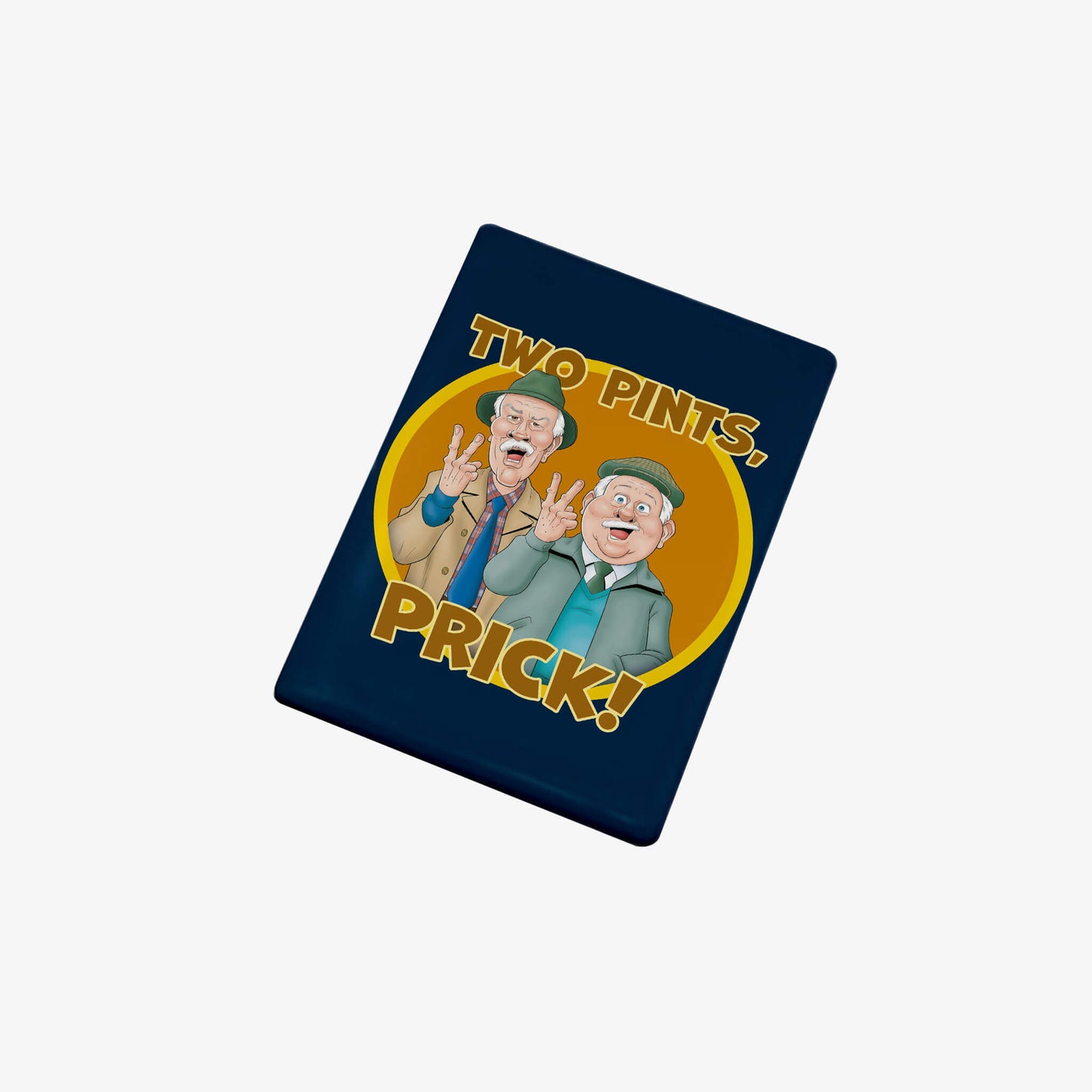 Two Pints, Prick Fridge Magnet - Black - Official Still Game