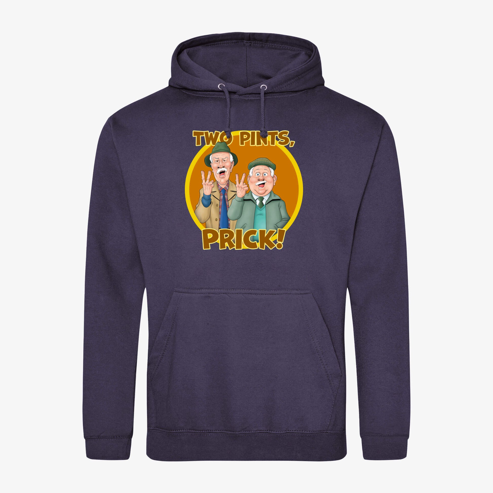 Two Pints, Prick Hoodie - Black - Official Still Game