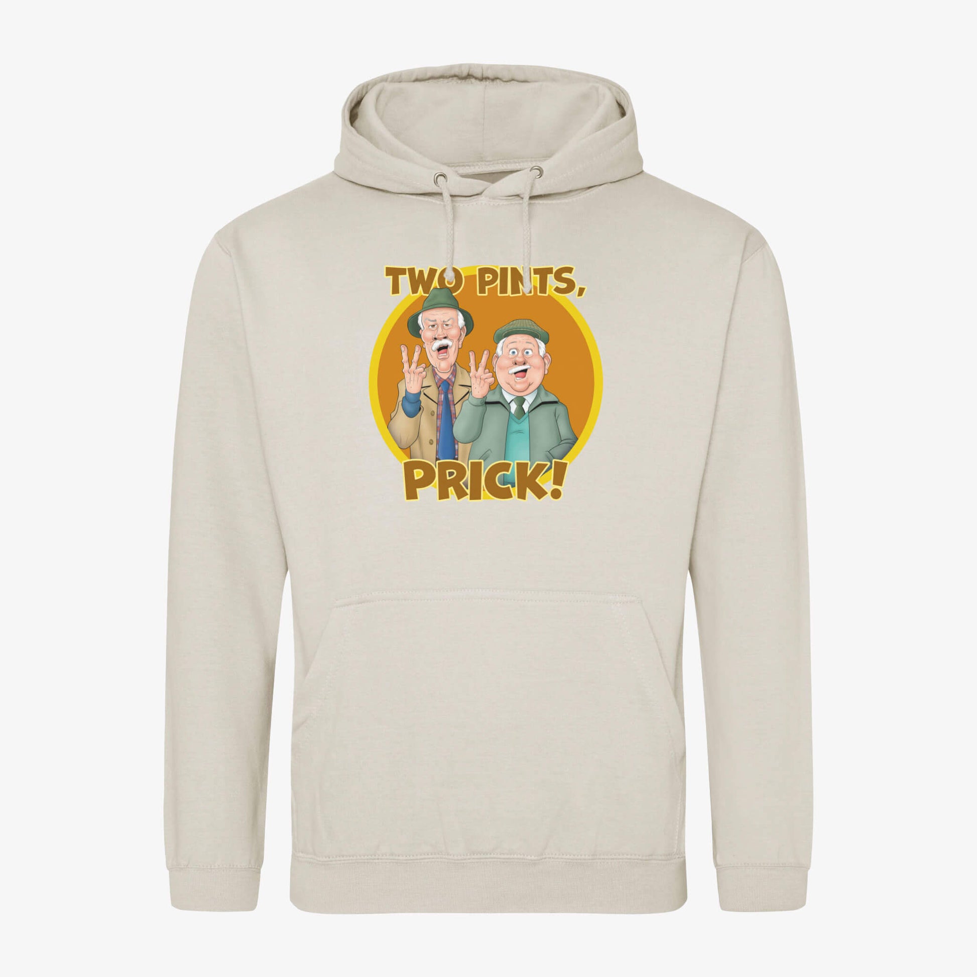 Two Pints, Prick Hoodie - Vanilla Milkshake - Official Still Game