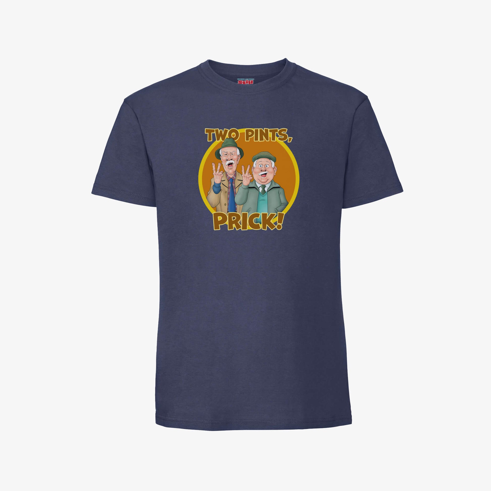 Two Pints, Prick T-Shirt - Navy - Official Still Game
